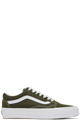 Vans: Зелёные кроссовки  Old Skool