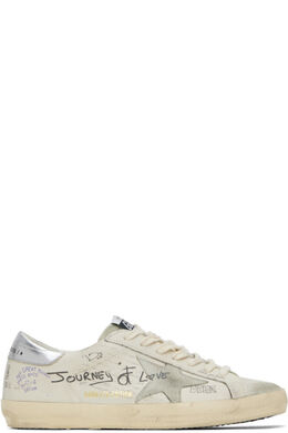 Golden Goose: Белые кроссовки  Super Star