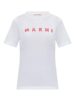 Marni: Футболка с принтом 