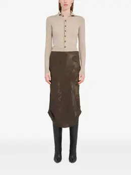 MM6 Maison Margiela: Жаккардовая юбка 