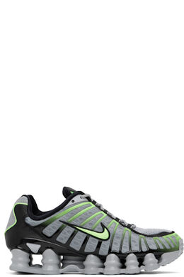 Nike: Зелёные кроссовки  Shox TL