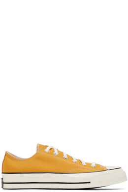 Converse: Жёлтые кроссовки  Chuck 70