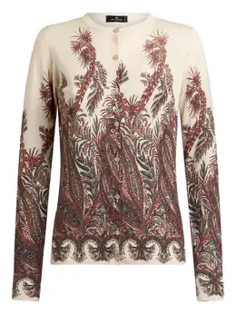 ETRO: Кардиган с принтом 
