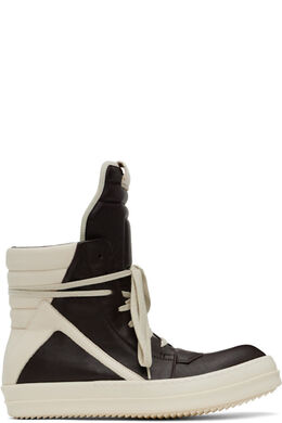 Rick Owens: Коричневые кроссовки  Geobasket