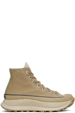 Converse: Бежевые кроссовки  Chuck 70