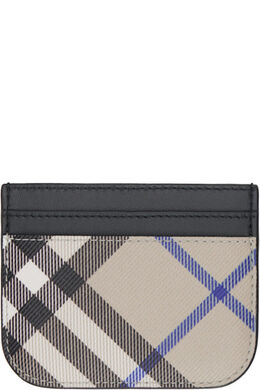 Burberry: Чёрный картхолдер 