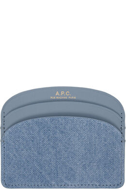 A.P.C.: Голубой картхолдер  Demi Lune