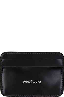 Acne Studios: Чёрный картхолдер 