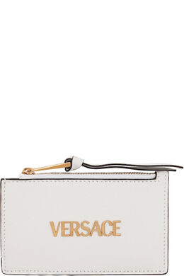 Versace: Белый картхолдер 