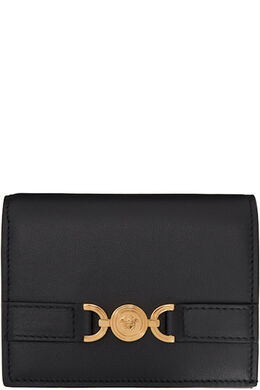 Versace: Чёрный кошелёк  Medusa