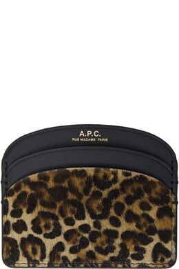 A.P.C.: Картхолдер  Demi Lune с цветочным принтом
