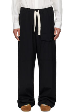 Dries Van Noten: Чёрные брюки 