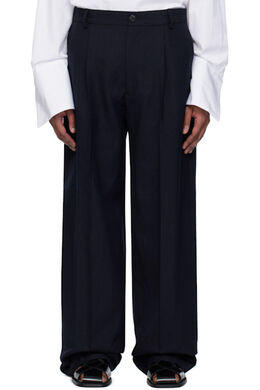 Dries Van Noten: Тёмные брюки 