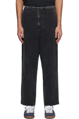 MM6 Maison Margiela: Чёрные джинсы 