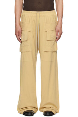 Rick Owens Drkshdw: Бежевые брюки  Creatch