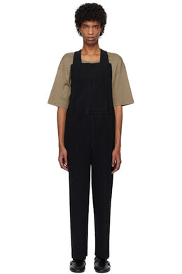 Homme Plissé Issey Miyake: Чёрный комбинезон 