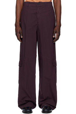 Dries Van Noten: Фиолетовые брюки 