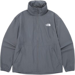 The North Face: Серая куртка 