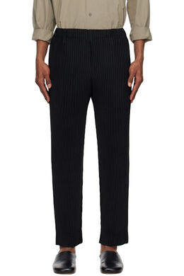 Homme Plissé Issey Miyake: Чёрные брюки 