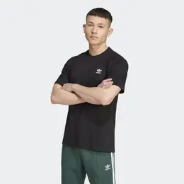 Adidas: Чёрная футболка  Originals Trefoil