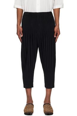 Homme Plissé Issey Miyake: Чёрные брюки 