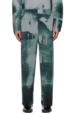 Homme Plissé Issey Miyake: Серые брюки 