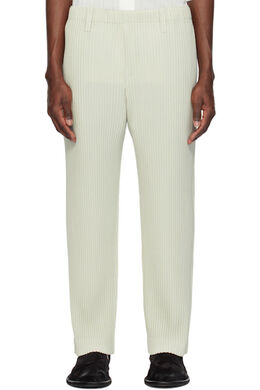 Homme Plissé Issey Miyake: Серые брюки 