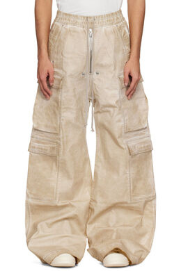 Rick Owens Drkshdw: Бежевые брюки  Cargo