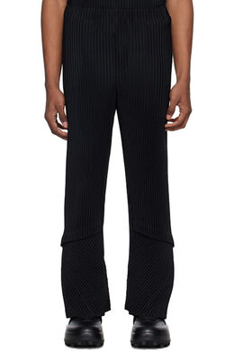 Homme Plissé Issey Miyake: Чёрные брюки 