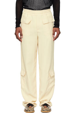 Dries Van Noten: Белые брюки 