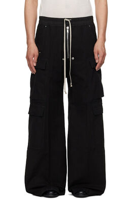 Rick Owens Drkshdw: Чёрные брюки  Cargo