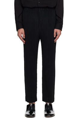 Homme Plissé Issey Miyake: Чёрные брюки 