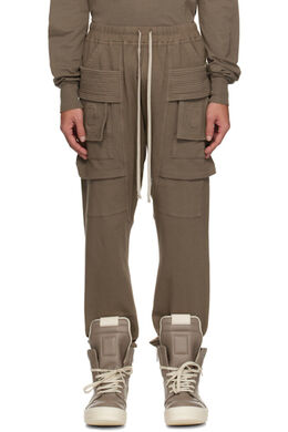 Rick Owens Drkshdw: Серые брюки  Creatch