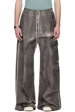 Rick Owens Drkshdw: Серые брюки  Cargo