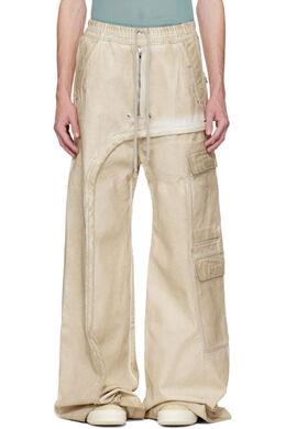 Rick Owens Drkshdw: Бежевые брюки  Cargo