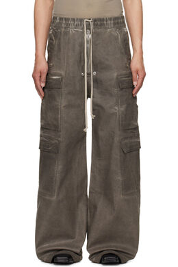 Rick Owens Drkshdw: Серые брюки  Cargo