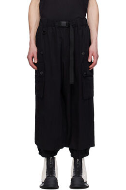 Y-3: Чёрные брюки 