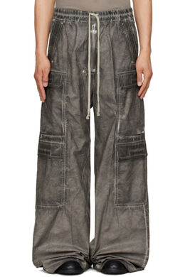 Rick Owens Drkshdw: Серые брюки  Cargo