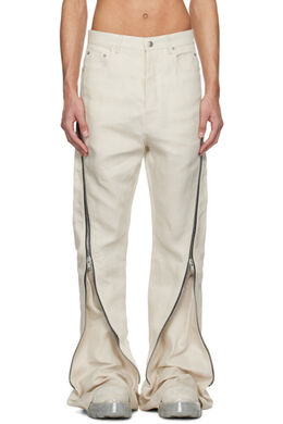 Rick Owens: Белые джинсы  Banana