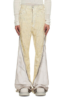 Rick Owens: Белые джинсы  Banana