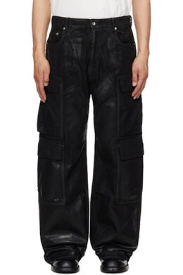 Rick Owens Drkshdw: Чёрные джинсы  Cargo
