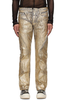 Rick Owens: Золотые джинсы 