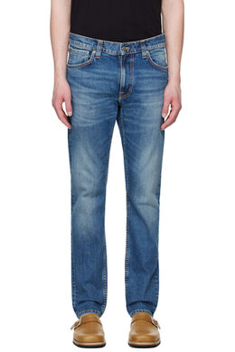 Nudie Jeans: Синие джинсы  Lean Dean