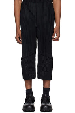 Homme Plissé Issey Miyake: Чёрные брюки 