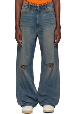 MM6 Maison Margiela: Синие джинсы 