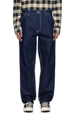 Carhartt Work In Progress: Синие джинсы 