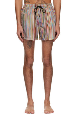 Paul Smith: Плавки  Signature Stripe из полиэстера