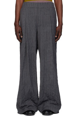 Dries Van Noten: Тёмные брюки 