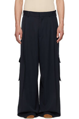 Dries Van Noten: Тёмные брюки 