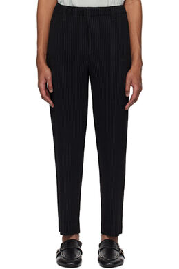 Homme Plissé Issey Miyake: Чёрные брюки 